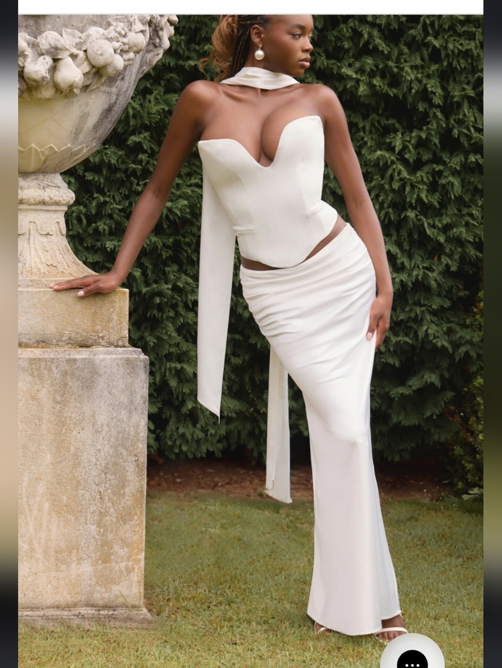 Babyboo Bernadette Maxi Skirt - Ivory